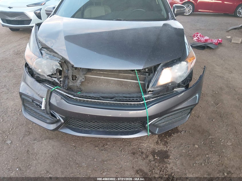 2015 Honda Civic VIN 2HGFG3B89FH507303 IAAI salvage auction — FRONT END, Wait Title, sold $1,900 on 2026-08-02 (photo 6)