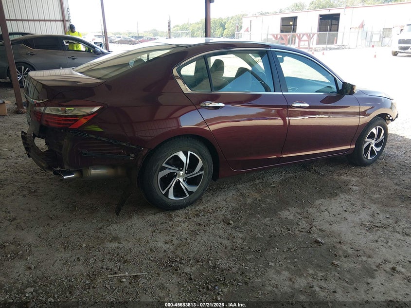 2017 Honda Accord VIN 1HGCR2F34HA302902 IAAI salvage auction — FRONT & REAR, Salvage Title, sold $2,800 on 2026-07-31 (photo 4)