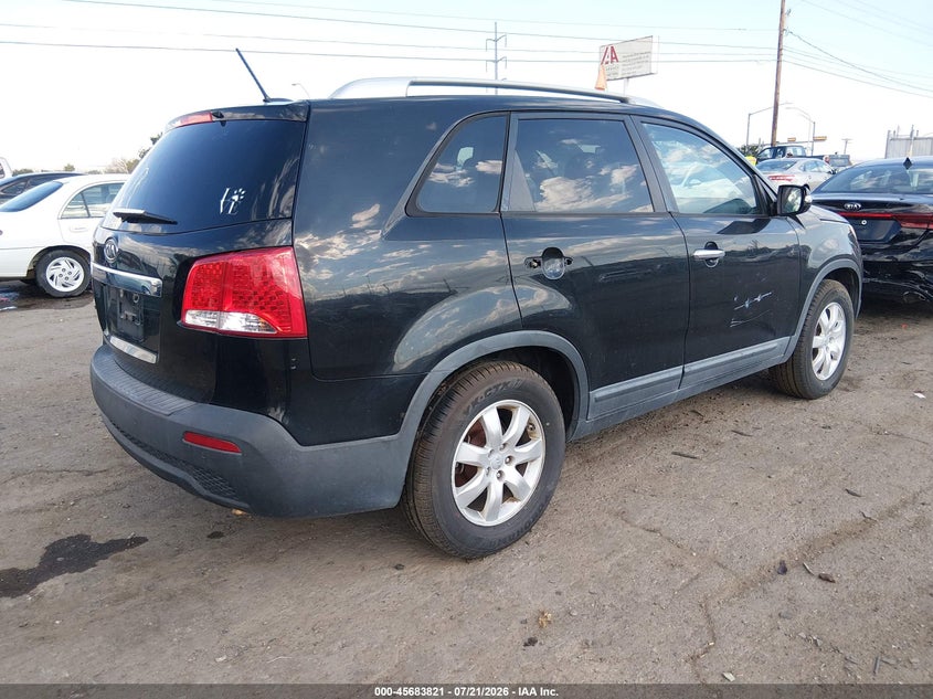 2012 Kia Sorento VIN 5XYKT3A65CG239028 IAAI salvage auction — NORMAL WEAR, Clear (New Mexico), sold $25 on 2026-07-29 (photo 4)