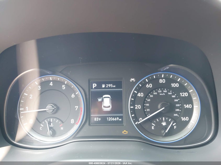 2020 Hyundai Kona VIN KM8K2CAA5LU568507 IAAI salvage auction — NORMAL WEAR, Salvage Title, sold $25 on 2026-07-27 (photo 7)