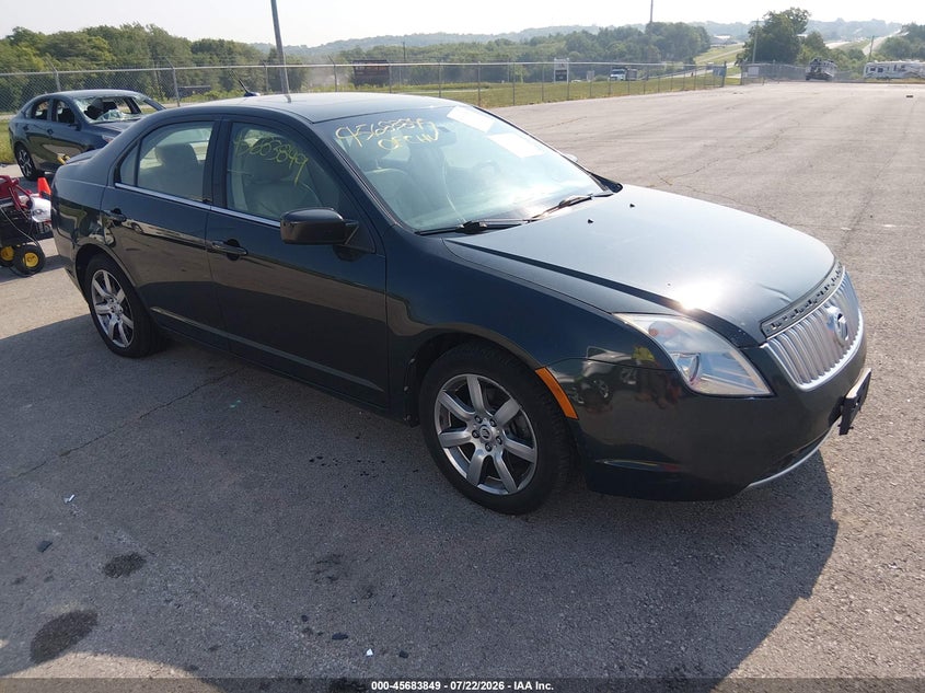 2010 Mercury Milan VIN 3MEHM0JG2AR630380 IAAI salvage auction — NORMAL WEAR, Clear (Kansas), sold $175 on 2026-07-30 (photo 1)