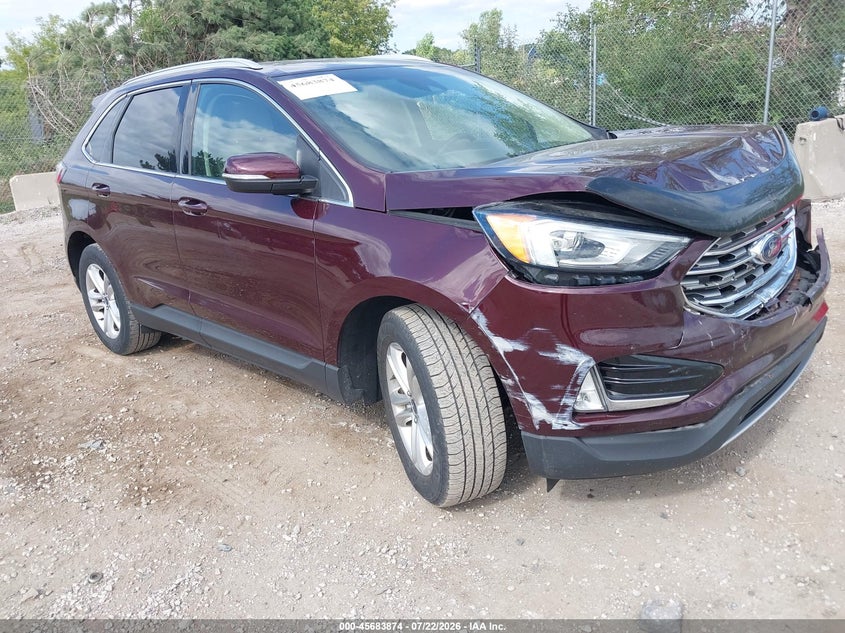 2019 Ford Edge VIN 2FMPK4J93KBC00641 IAAI salvage auction — FRONT END, Salvage Title, sold $2,900 on 2026-08-24 (photo 1)