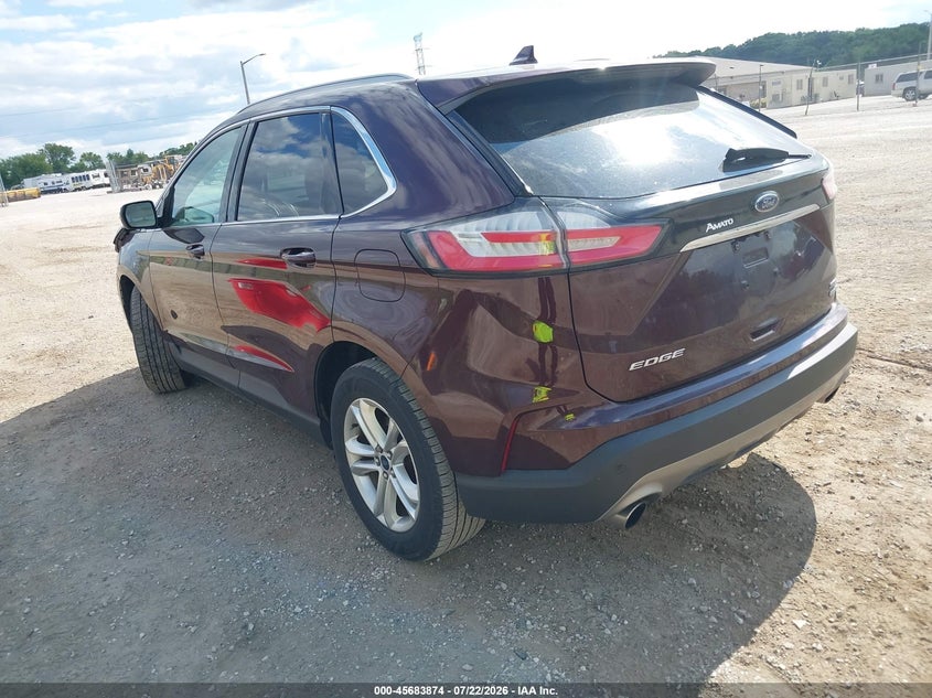 2019 Ford Edge VIN 2FMPK4J93KBC00641 IAAI salvage auction — FRONT END, Salvage Title, sold $2,900 on 2026-08-24 (photo 3)