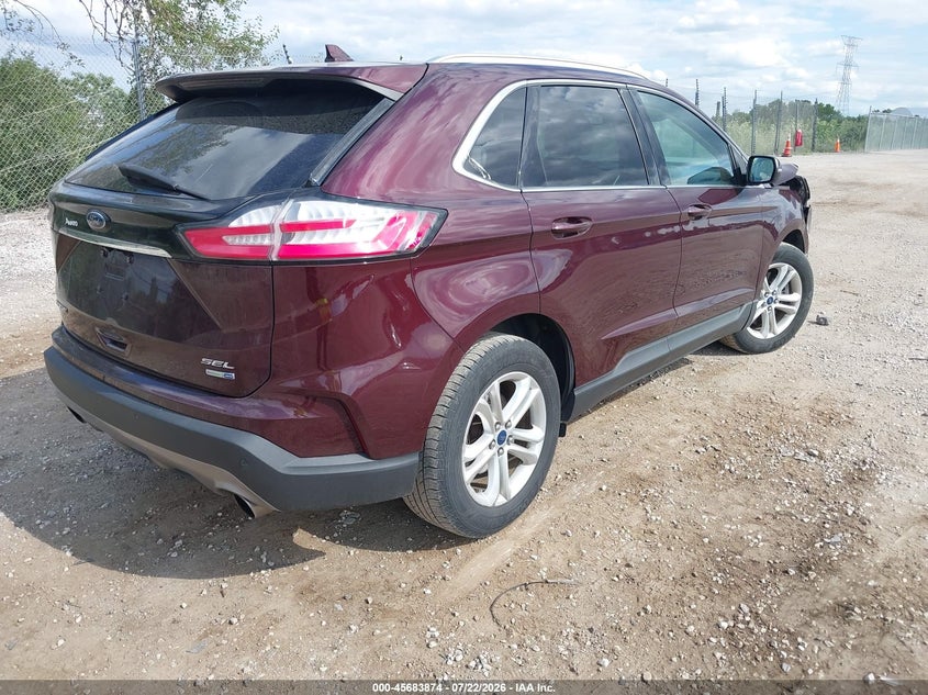 2019 Ford Edge VIN 2FMPK4J93KBC00641 IAAI salvage auction — FRONT END, Salvage Title, sold $2,900 on 2026-08-24 (photo 4)