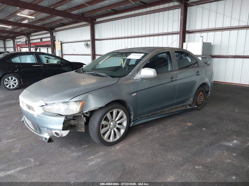 2008 Mitsubishi Lancer VIN JA3AU86UX8U045015 IAAI salvage auction — FRONT END, Clear (Georgia), sold $25 on 2026-07-28 (photo 2)