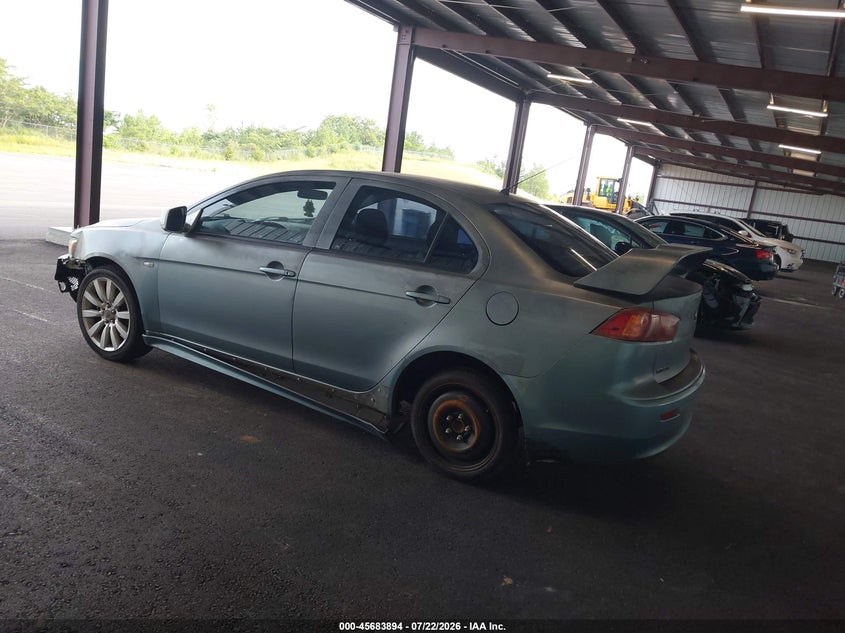 2008 Mitsubishi Lancer VIN JA3AU86UX8U045015 IAAI salvage auction — FRONT END, Clear (Georgia), sold $25 on 2026-07-28 (photo 3)