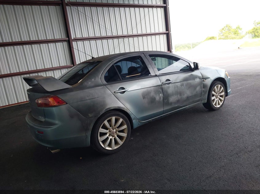 2008 Mitsubishi Lancer VIN JA3AU86UX8U045015 IAAI salvage auction — FRONT END, Clear (Georgia), sold $25 on 2026-07-28 (photo 4)
