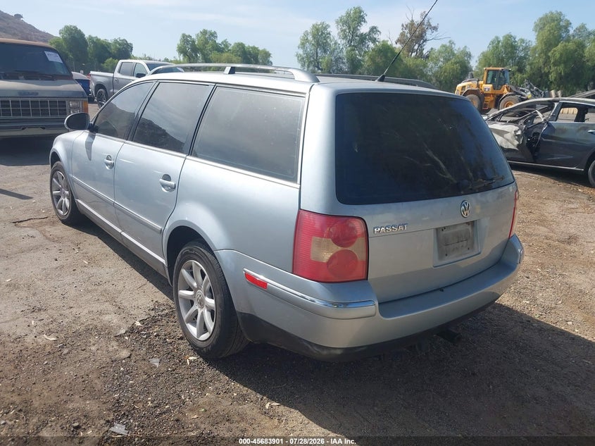 2004 Volkswagen Passat VIN WVWVD63B04E188411 IAAI salvage auction — NORMAL WEAR, App For Dup Clear (California), sold $250 on 2026-08-04 (photo 3)