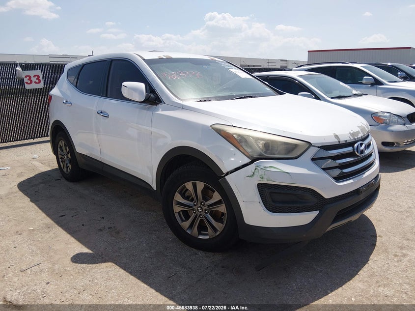 2014 Hyundai Santa fe VIN 5XYZTDLB3EG175685 IAAI salvage auction — NORMAL WEAR, Original (Texas), sold $25 on 2026-07-28 (photo 1)
