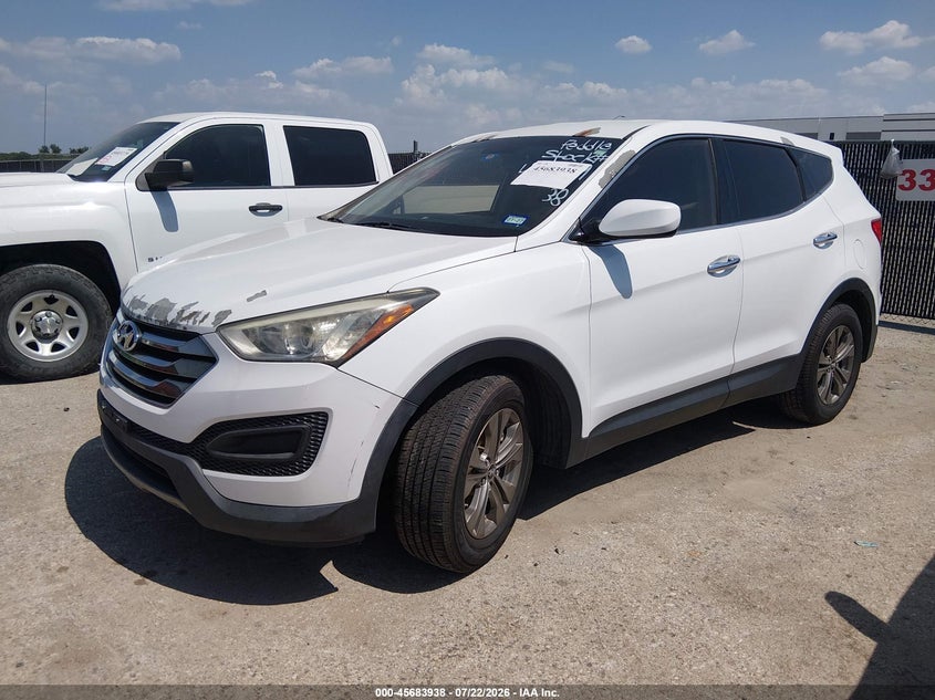 2014 Hyundai Santa fe VIN 5XYZTDLB3EG175685 IAAI salvage auction — NORMAL WEAR, Original (Texas), sold $25 on 2026-07-28 (photo 2)