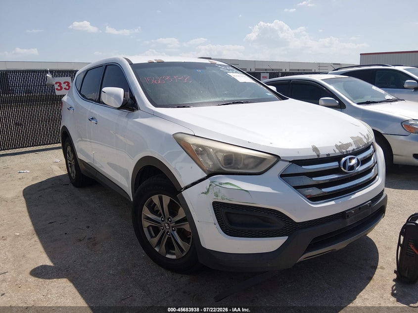 2014 Hyundai Santa fe VIN 5XYZTDLB3EG175685 IAAI salvage auction — NORMAL WEAR, Original (Texas), sold $25 on 2026-07-28 (photo 6)
