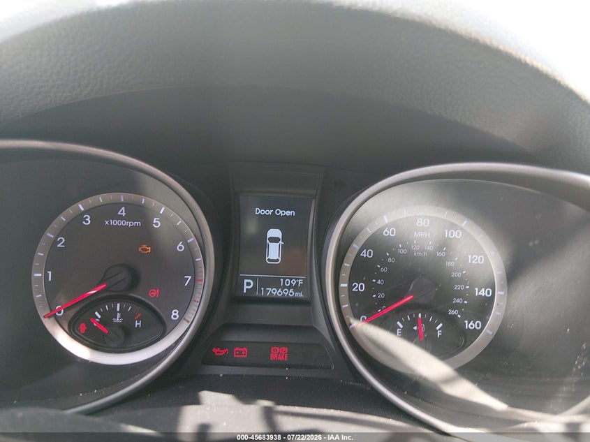 2014 Hyundai Santa fe VIN 5XYZTDLB3EG175685 IAAI salvage auction — NORMAL WEAR, Original (Texas), sold $25 on 2026-07-28 (photo 7)