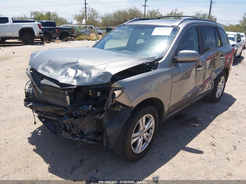 2011 Hyundai Santa fe VIN 5XYZK4AG8BG082013 IAAI salvage auction — FRONT END, Salvage (Arizona), sold $650 on 2026-08-01 (photo 2)