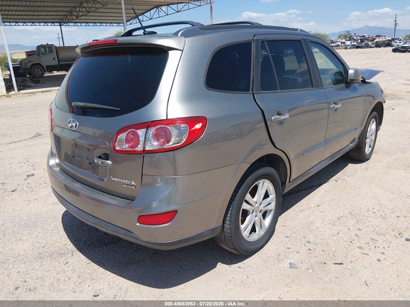 2011 Hyundai Santa fe VIN 5XYZK4AG8BG082013 IAAI salvage auction — FRONT END, Salvage (Arizona), sold $650 on 2026-08-01 (photo 4)