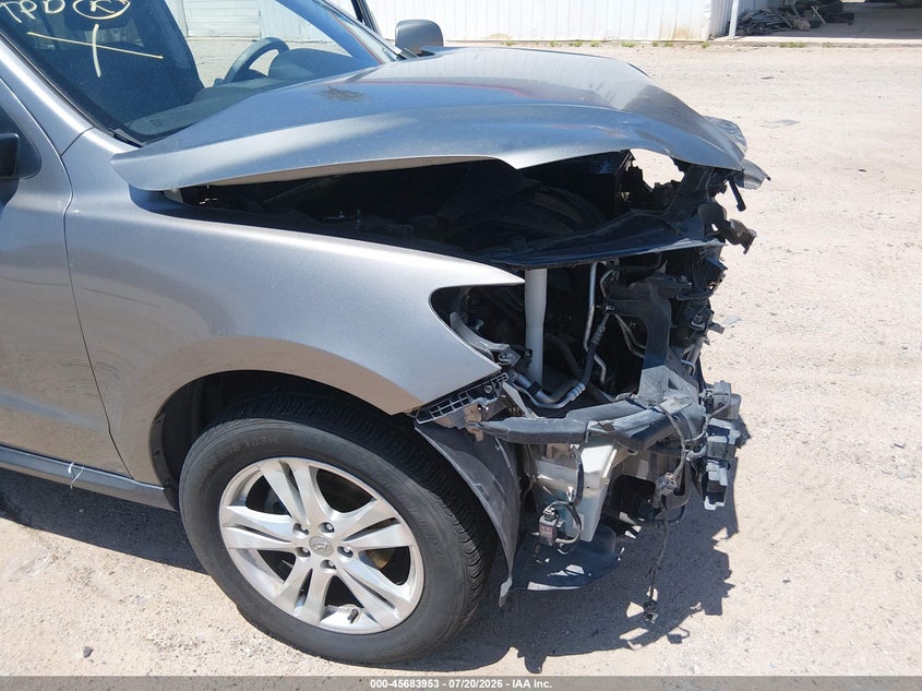 2011 Hyundai Santa fe VIN 5XYZK4AG8BG082013 IAAI salvage auction — FRONT END, Salvage (Arizona), sold $650 on 2026-08-01 (photo 6)