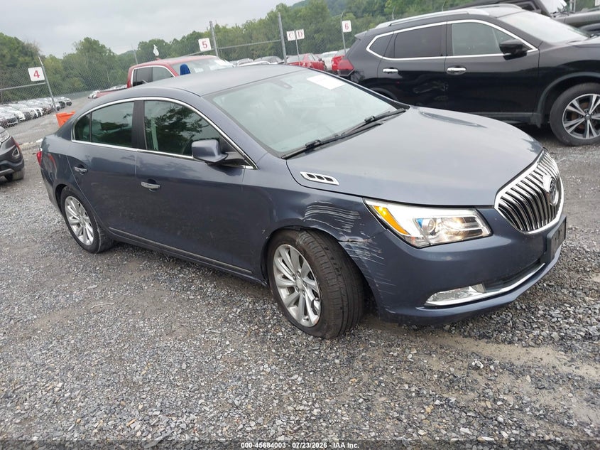 2014 Buick Lacrosse VIN 1G4GB5G33EF112815 IAAI salvage auction — FRONT END, Wait Title, sold $1,100 on 2026-08-21 (photo 1)