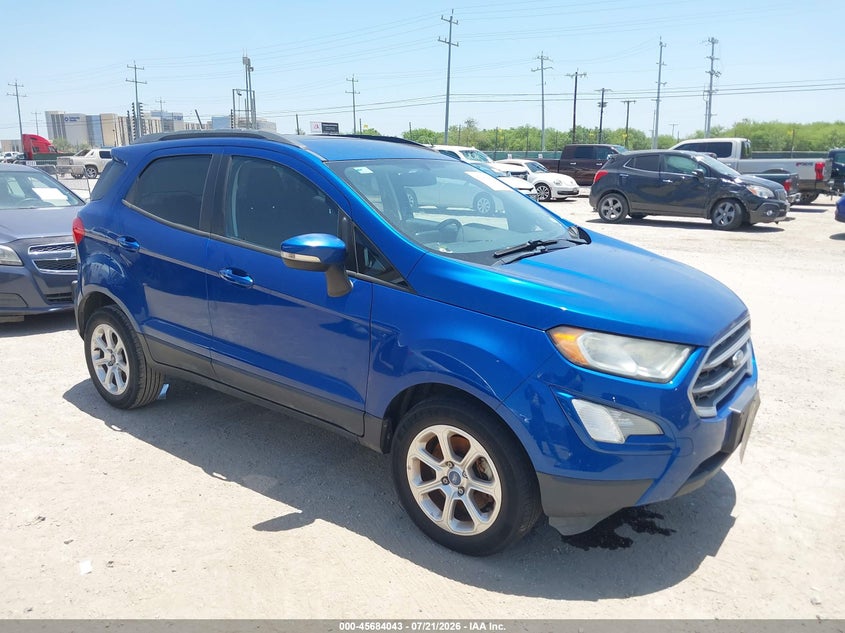2018 Ford Ecosport VIN MAJ3P1TE0JC158902 IAAI salvage auction — NORMAL WEAR, Original (Texas), sold $25 on 2026-07-29 (photo 1)