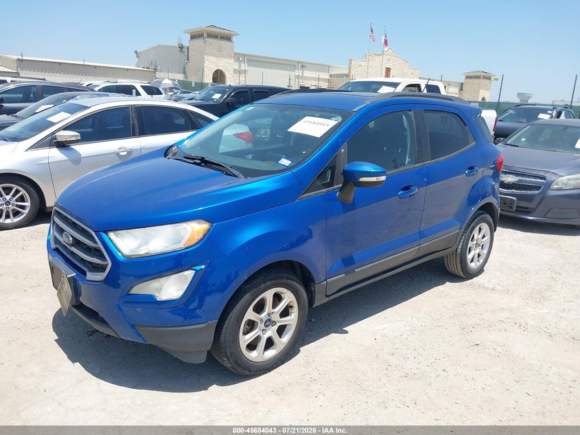 2018 Ford Ecosport VIN MAJ3P1TE0JC158902 IAAI salvage auction — NORMAL WEAR, Original (Texas), sold $25 on 2026-07-29 (photo 2)