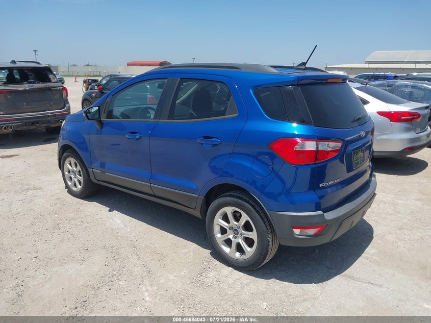 2018 Ford Ecosport VIN MAJ3P1TE0JC158902 IAAI salvage auction — NORMAL WEAR, Original (Texas), sold $25 on 2026-07-29 (photo 3)