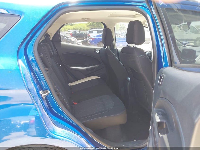 2018 Ford Ecosport VIN MAJ3P1TE0JC158902 IAAI salvage auction — NORMAL WEAR, Original (Texas), sold $25 on 2026-07-29 (photo 8)