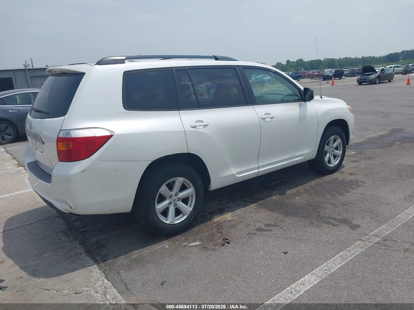 2010 Toyota Highlander VIN 5TDZK3EH9AS003091 IAAI salvage auction — NORMAL WEAR, Clear (Indiana), sold $1,850 on 2026-07-31 (photo 4)