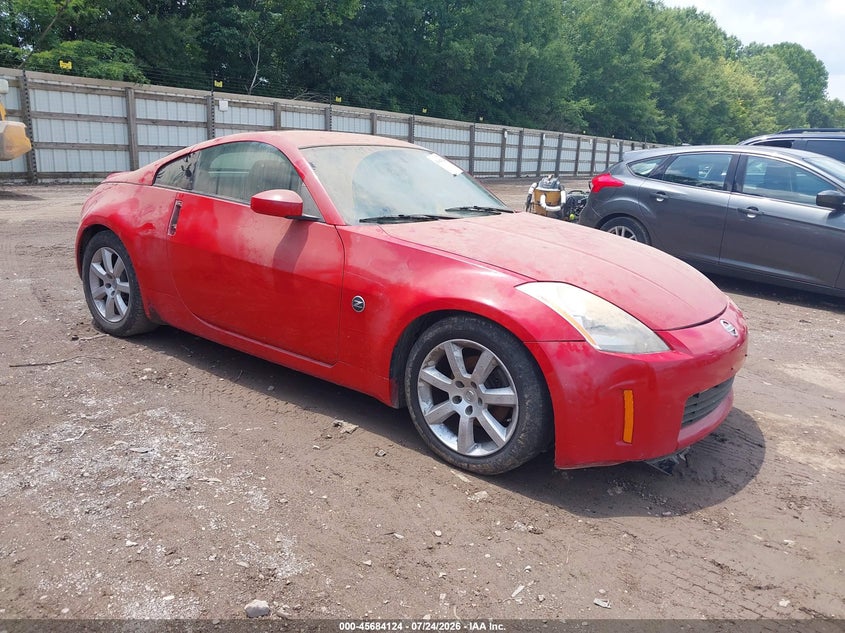 2003 Nissan 350z VIN JN1AZ34D83T101821 IAAI salvage auction — NORMAL WEAR, Clear (Tennessee), sold $275 on 2026-07-29 (photo 1)