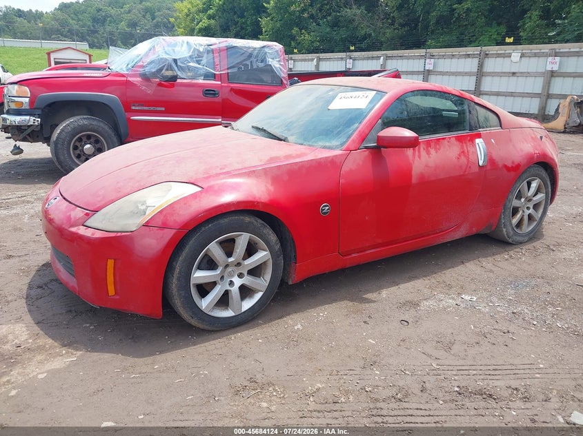 2003 Nissan 350z VIN JN1AZ34D83T101821 IAAI salvage auction — NORMAL WEAR, Clear (Tennessee), sold $275 on 2026-07-29 (photo 2)
