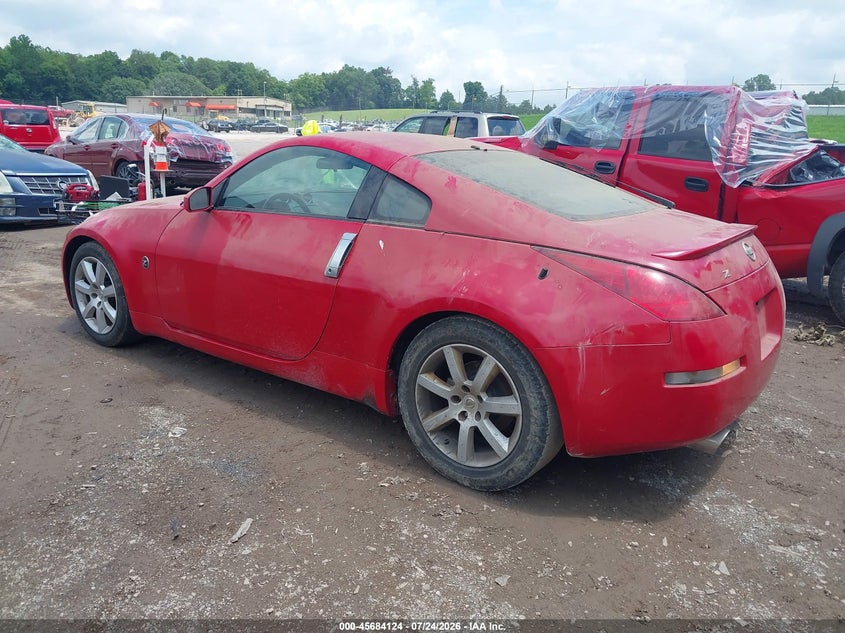 2003 Nissan 350z VIN JN1AZ34D83T101821 IAAI salvage auction — NORMAL WEAR, Clear (Tennessee), sold $275 on 2026-07-29 (photo 3)