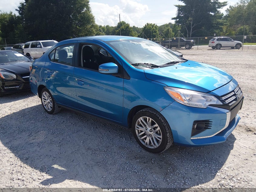 2024 Mitsubishi Mirage VIN ML32FVFJXRHF19338 IAAI salvage auction — FRONT END, Enterprise Vehicles Clear Only (Georgia), sold $1,250 on 2026-07-22 (photo 1)
