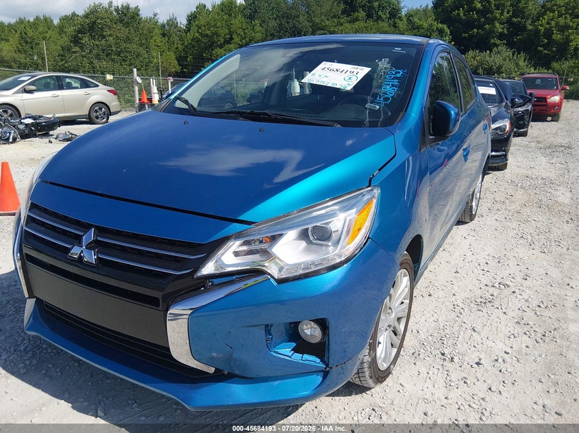 2024 Mitsubishi Mirage VIN ML32FVFJXRHF19338 IAAI salvage auction — FRONT END, Enterprise Vehicles Clear Only (Georgia), sold $1,250 on 2026-07-22 (photo 6)