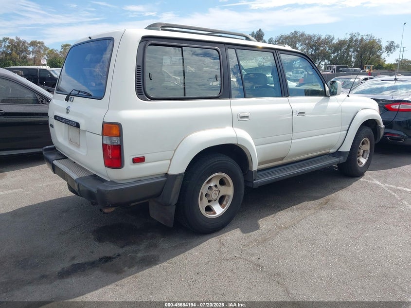 1997 Toyota Land cruiser VIN JT3HJ85J9V0166206 IAAI salvage auction — NORMAL WEAR, Clear - Dealer Only (California), sold $2,550 on 2026-07-23 (photo 4)
