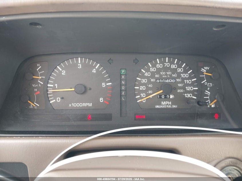 1997 Toyota Land cruiser VIN JT3HJ85J9V0166206 IAAI salvage auction — NORMAL WEAR, Clear - Dealer Only (California), sold $2,550 on 2026-07-23 (photo 7)