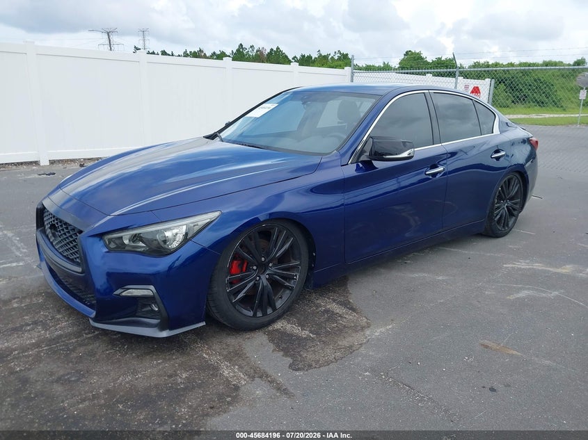 2018 Infiniti Q50 VIN JN1EV7AP1JM357728 IAAI salvage auction — UNKNOWN, Clear (Florida), sold $1,050 on 2026-07-29 (photo 2)