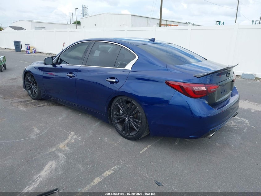 2018 Infiniti Q50 VIN JN1EV7AP1JM357728 IAAI salvage auction — UNKNOWN, Clear (Florida), sold $1,050 on 2026-07-29 (photo 3)