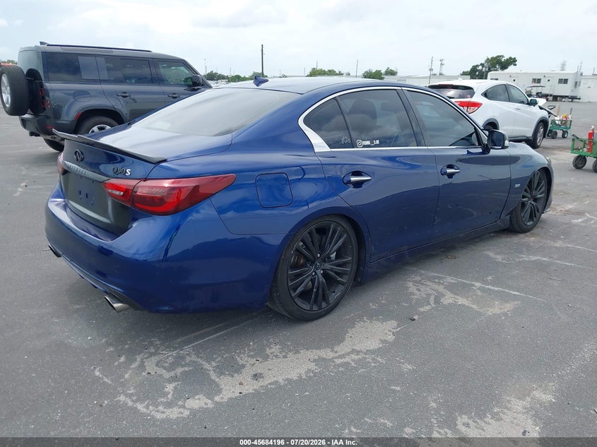 2018 Infiniti Q50 VIN JN1EV7AP1JM357728 IAAI salvage auction — UNKNOWN, Clear (Florida), sold $1,050 on 2026-07-29 (photo 4)