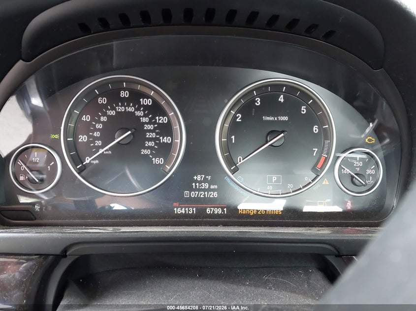 2014 BMW 5 series VIN WBA5B3C55ED539140 IAAI salvage auction — NORMAL WEAR, Clear (New York), sold $675 on 2026-07-28 (photo 7)
