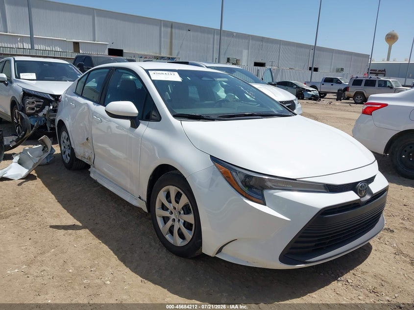 2025 Toyota Corolla VIN 5YFB4MDE8SP255871 IAAI salvage auction — LEFT SIDE, Salvage Title, sold $25 on 2026-07-30 (photo 1)