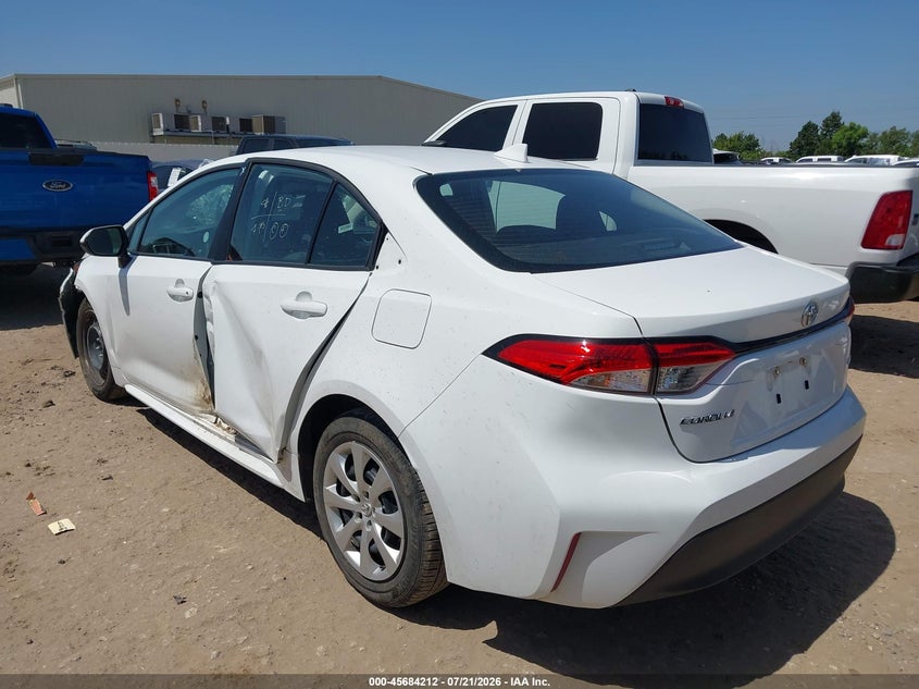 2025 Toyota Corolla VIN 5YFB4MDE8SP255871 IAAI salvage auction — LEFT SIDE, Salvage Title, sold $25 on 2026-07-30 (photo 3)