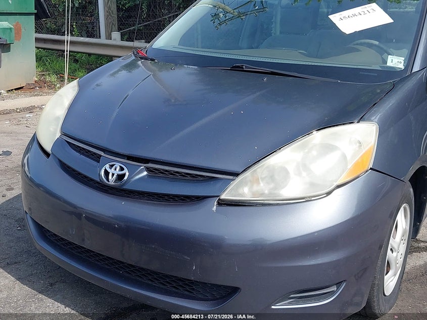 2006 Toyota Sienna VIN 5TDZA23CX6S423423 IAAI salvage auction — NORMAL WEAR, Clear (North Carolina), sold $400 on 2026-07-30 (photo 6)