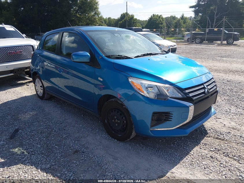 2024 Mitsubishi Mirage VIN ML32AUHJ6RH013069 IAAI salvage auction — FRONT END, Enterprise Vehicles Clear Only (Arkansas), sold $7,000 on 2026-07-22 (photo 1)