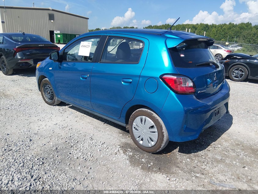 2024 Mitsubishi Mirage VIN ML32AUHJ6RH013069 IAAI salvage auction — FRONT END, Enterprise Vehicles Clear Only (Arkansas), sold $7,000 on 2026-07-22 (photo 3)