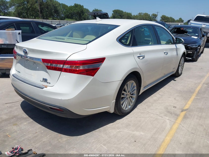 2014 Toyota Avalon VIN 4T1BD1EB0EU023397 IAAI salvage auction — FRONT END, Original (Texas), sold $8,800 on 2026-09-01 (photo 4)