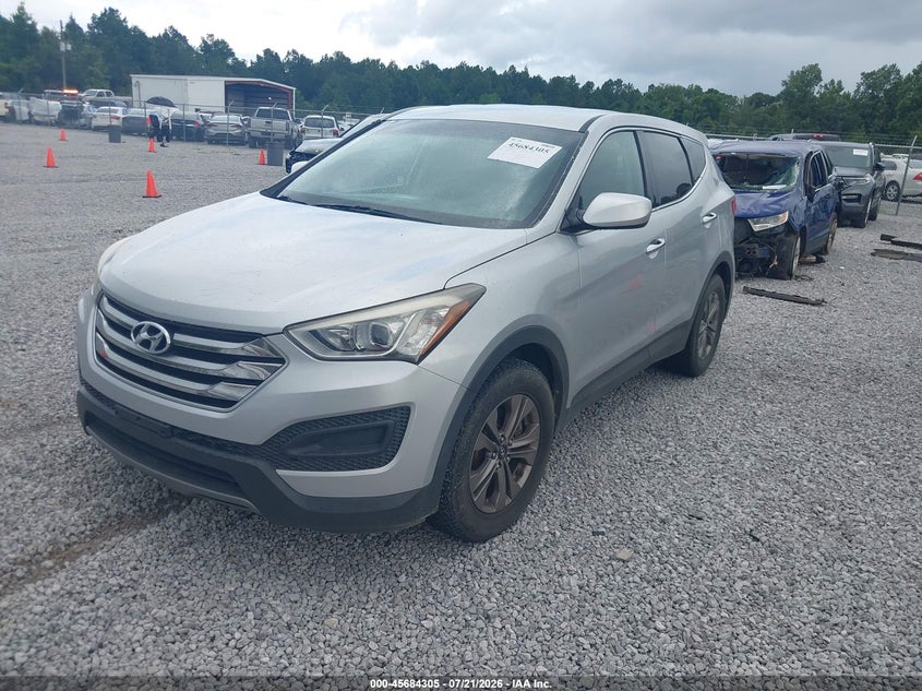 2015 Hyundai Santa fe VIN 5XYZTDLB5FG280522 IAAI salvage auction — NORMAL WEAR, Salvage Title, sold $1,250 on 2026-08-01 (photo 2)