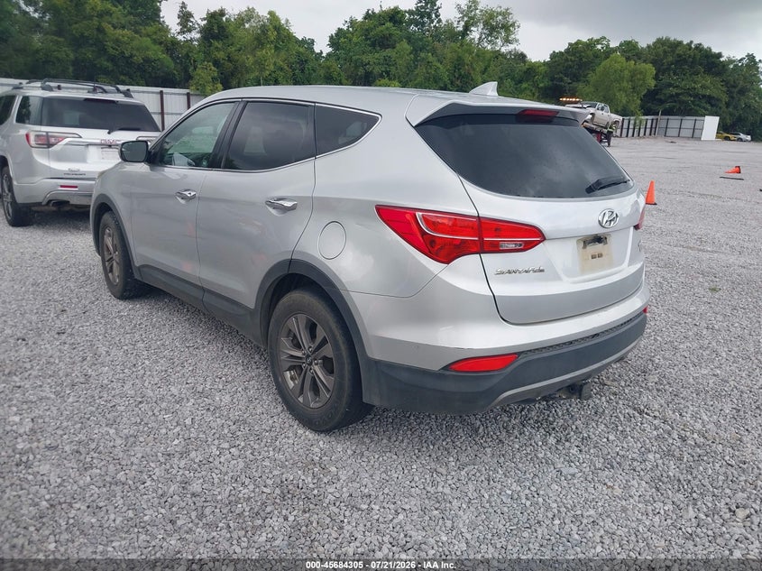 2015 Hyundai Santa fe VIN 5XYZTDLB5FG280522 IAAI salvage auction — NORMAL WEAR, Salvage Title, sold $1,250 on 2026-08-01 (photo 3)