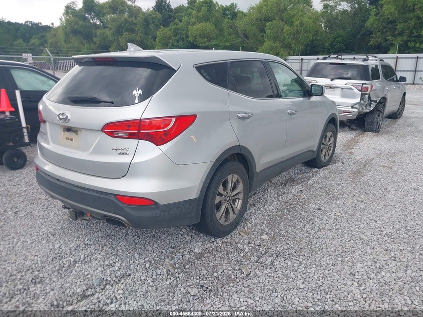2015 Hyundai Santa fe VIN 5XYZTDLB5FG280522 IAAI salvage auction — NORMAL WEAR, Salvage Title, sold $1,250 on 2026-08-01 (photo 4)