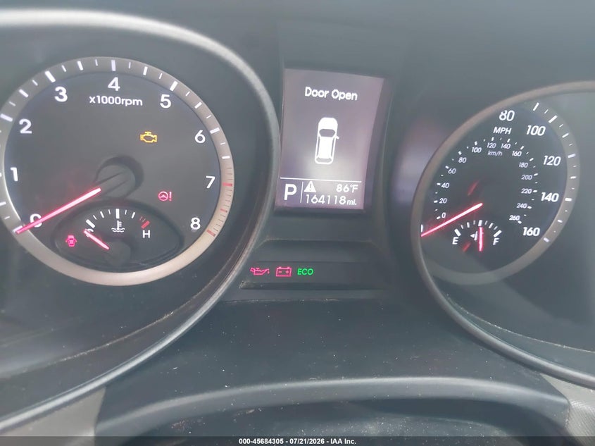 2015 Hyundai Santa fe VIN 5XYZTDLB5FG280522 IAAI salvage auction — NORMAL WEAR, Salvage Title, sold $1,250 on 2026-08-01 (photo 7)