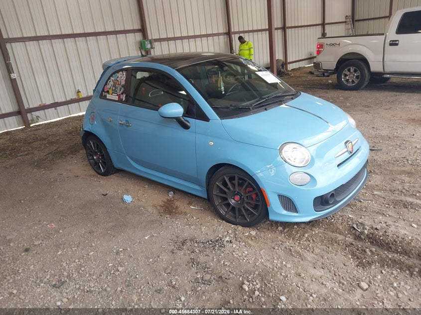 2016 Fiat 500 VIN 3C3CFFFH7GT214349 IAAI salvage auction — REAR END, Salvage (Georgia), sold $2,600 on 2026-08-15 (photo 1)