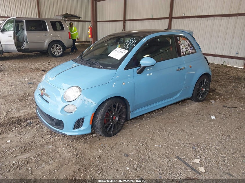 2016 Fiat 500 VIN 3C3CFFFH7GT214349 IAAI salvage auction — REAR END, Salvage (Georgia), sold $2,600 on 2026-08-15 (photo 2)