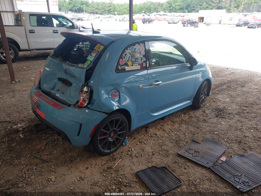 2016 Fiat 500 VIN 3C3CFFFH7GT214349 IAAI salvage auction — REAR END, Salvage (Georgia), sold $2,600 on 2026-08-15 (photo 4)