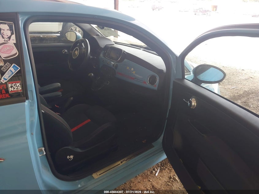 2016 Fiat 500 VIN 3C3CFFFH7GT214349 IAAI salvage auction — REAR END, Salvage (Georgia), sold $2,600 on 2026-08-15 (photo 5)